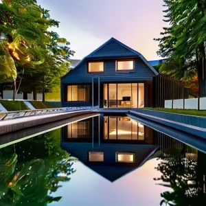 Атмосфера дома у воды как мечта городской жизни