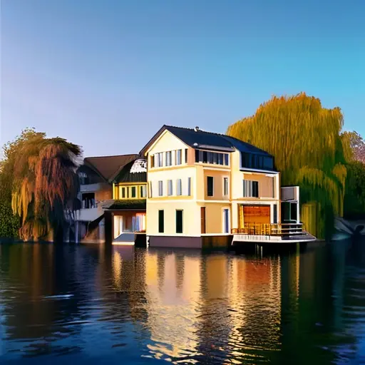 Атмосфера дома у воды как мечта городской жизни Атмосфера дома у воды как мечта городской жизни